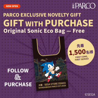 SEGAⅹPARCO EXCLUSIVE NOVELTY GIFT